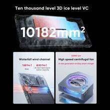 全球版RedMagic 9 Pro智慧型手機，5G遊戲手機，解鎖，16GB RAM 512GB ROM，6.8英寸120Hz AMOLED屏幕，Snapdragon 8 Gen處理器，6500mAh電池，80W快速充電 - 黑色 - 查看 8