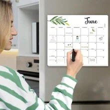 Trees Plan January 2025 To December 2025 Dates Daily Monthly Schedule Strap Magnetic Refrigerator Removable Notebook Calendar Habit Tracker For Home Work And Office Planning 11.8 "X 9.8" - Green - View 6
