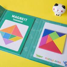 書本風格磁性拼圖七巧板 - 彩色 - 查看 5