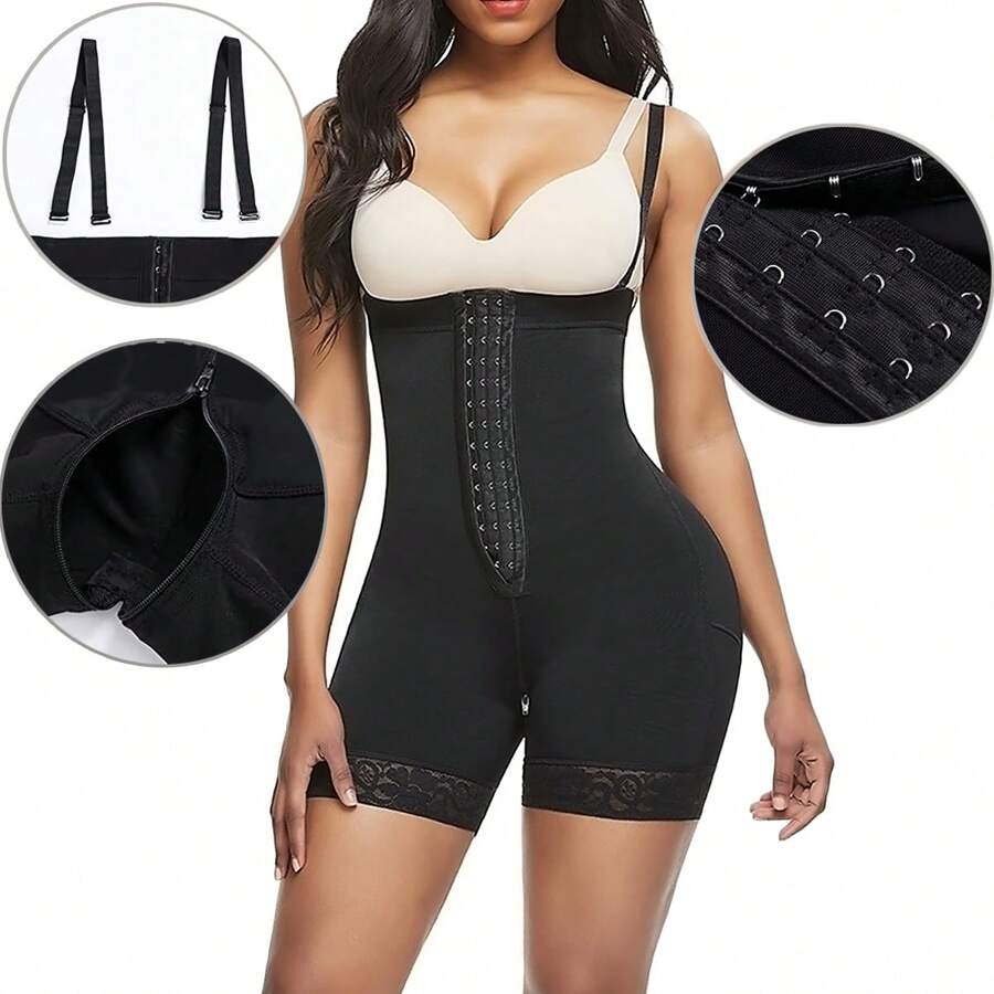 Panty Faja Reductora Body Siluette Shaperx Levanta Pompa - Negro - Ver 1