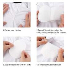 10片/50片腋下吸汗垫，男女通用吸臭速干一次性止汗贴，淋浴，客厅家居卧室浴室家居装饰，旅行用品，婚礼，派对，生日，送给男士妈妈爸爸朋友的礼物，新年，配饰，有趣的礼物 - 白色 - 查看 10