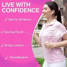 10片/50片腋下吸汗垫，男女通用吸臭速干一次性止汗贴，淋浴，客厅家居卧室浴室家居装饰，旅行用品，婚礼，派对，生日，送给男士妈妈爸爸朋友的礼物，新年，配饰，有趣的礼物 - 白色 - 查看 5