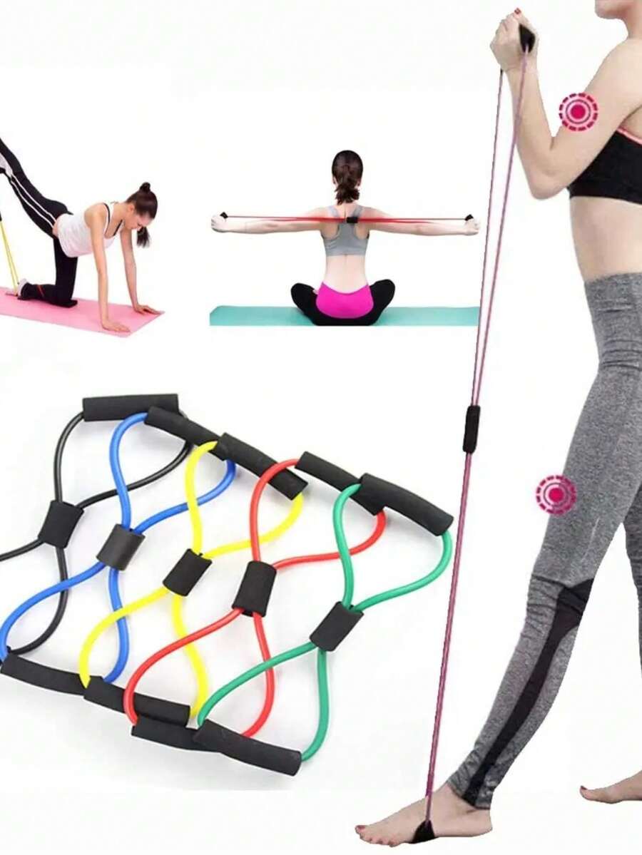 Tension Band Multifunctional Exercise Training Shoulder Arm Glutes Gym Home Workout + Resistance + Strength - 彩色 - 查看 1
