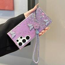 1 Ốp lưng điện thoại Star Powder 3 Butterfly + Lucky Charm tương thích với Apple 11/11 Pro/11 Pro Max/12/12 Pro/12 Pro Max/13/13Pro/13 Pro Max/14/14 Pro/14 Pro Max/15/15 Pro/15 Pro Max/16/16 Pro/16 Pro Max, Galaxy S24, S24+, S24 Ultra, S24 FE, S921B, S9 - Màu tím - Xem 8