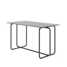 5-Piece Rectangle Dining Table Set With Metal Frame, Tempered Glass Dining Table For Kitchen Room
