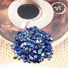100g/Bag Natural Asymmetric Blue Goldstone Crystal Gravel & Demagnetize Stone Particles For Landscape, Aquarium, And Fish Tank Decorations, Pet Products - Blue - View 3