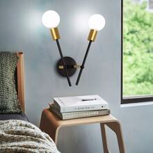 Araña Moderna Lámpara De Techo Lámpara De Pared Para Baño - Negro - Ver 9