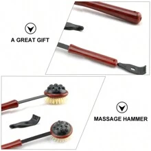 1pc Handmade Massage Tool, Full Body Massage Hammer, Back Pain Relief Hammer - Multicolor - View 4
