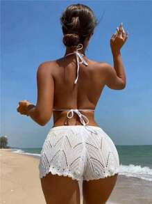 Women Shorts - White - View 3