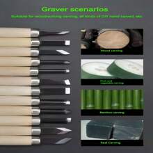 Wood Carving Knife Set - Woodworking Tools Including Carving Pen Knife, DIY Handicraft Knife, Rubber Stamp Carving Knife, Tools For Men
