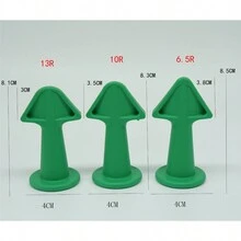 Light Blue Multifunctional Glue Scraper, Glass Glue Scraper, Caulking Gun, Residual Glue Cleaner, Edge Trimmer, Glass Glue Seaming Tool - Baby Blue - View 2