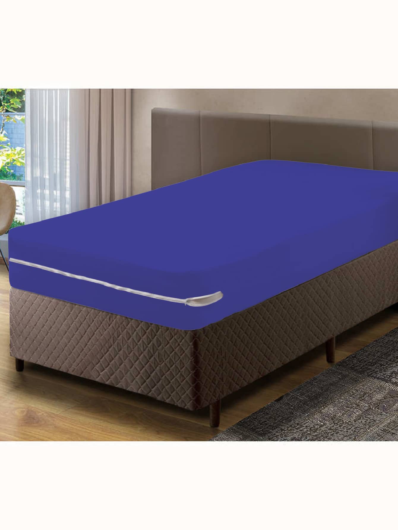 Mattress Protectors & Encasements - 寶藍色 - 查看 1