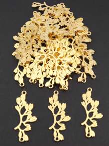 30入組合金材質熱門珠寶diy連接器,雙孔設計適用於耳環/項鍊/吊墜 - A4645 - 查看 7