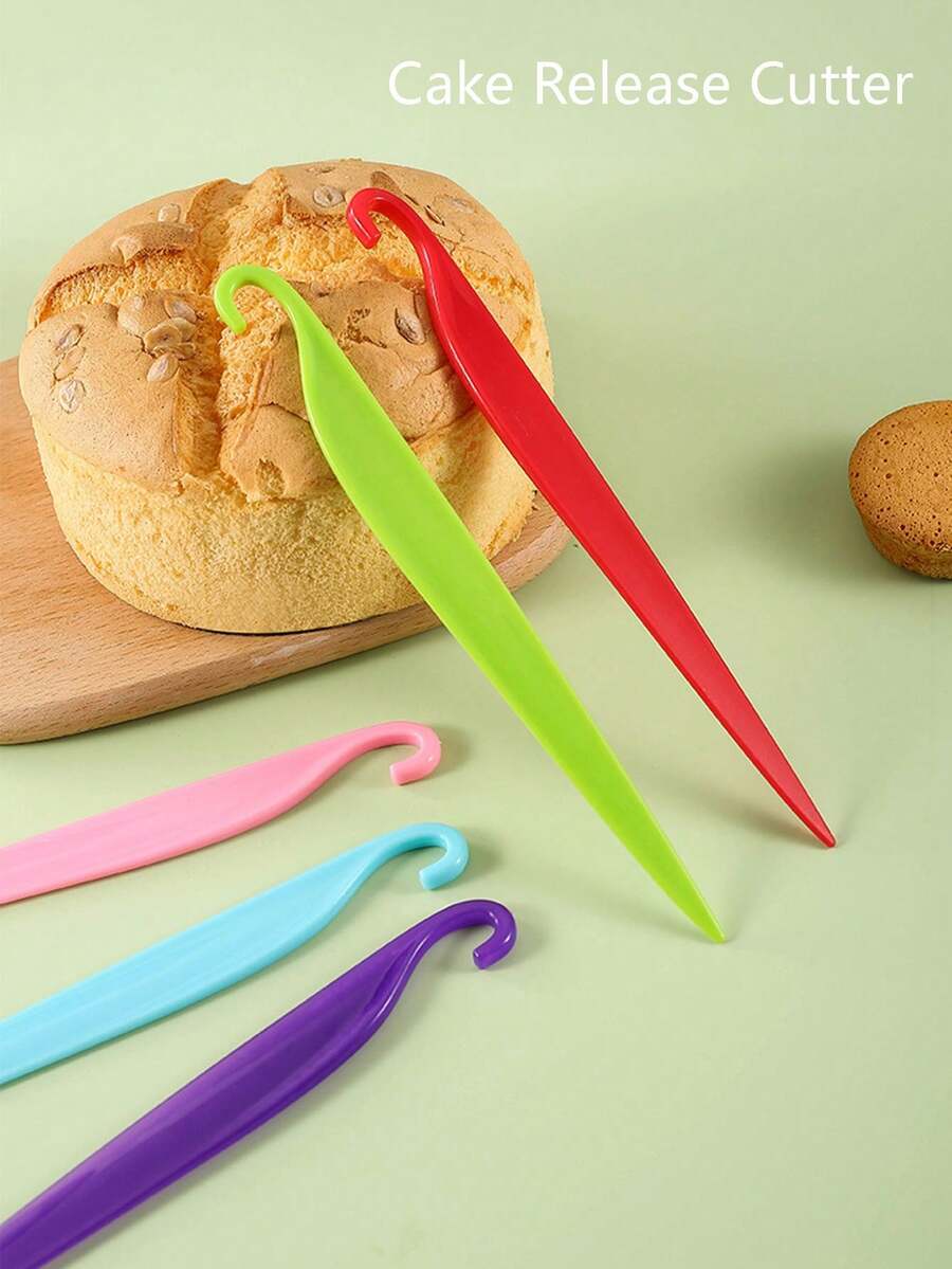 1 件蛋糕脫模刀隨機顏色,變形刀烘焙工具蛋糕變形刀雪紡變形專用刀刮刀餐廳/食品車/麵包店蛋糕工具 - 彩色 - 查看 1