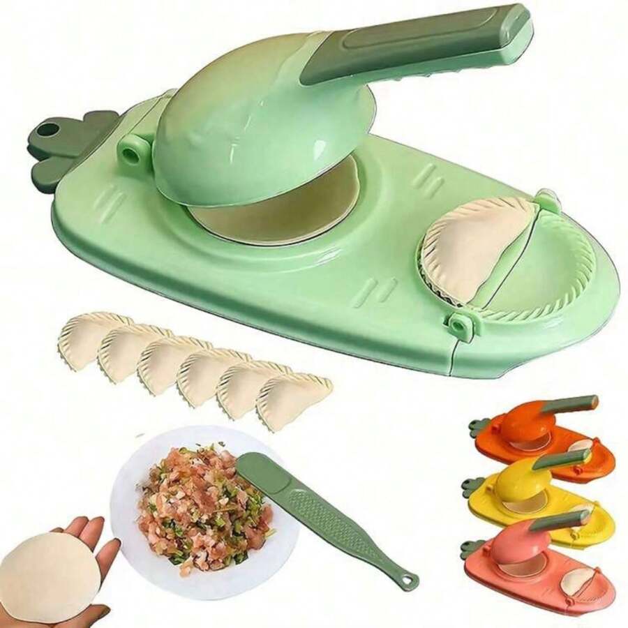 Dumpling Making Machine. Machine To Make Empanadas. Ravioli Making Machine - Green - View 1