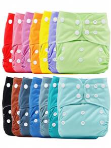 5pcs Cloth Diaper(Random Color)Baby Shower Family Decorations Gifts - Multicolor - View 7