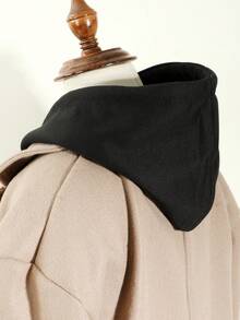 1pc Unisex Fashionable Solid Color Pullover Hoodie With Windproof And Warm Features In Black, White And Grey Suitable For Outdoor Activities Like Traveling, Hiking In Autumn And Winter - Multicolor - View 7