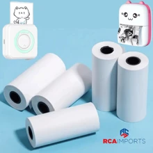 Papel  bobina térmico para Mini Impressora portátil - Branco - Visão 1