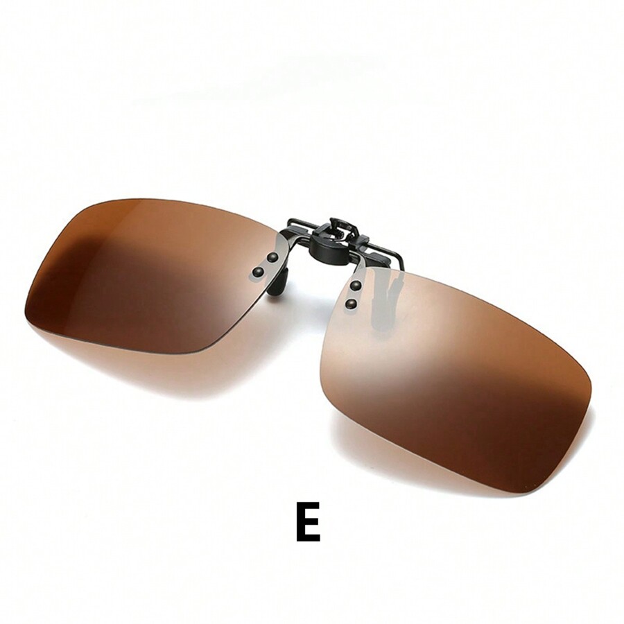 1pc Unisex High Definition Fashion ClipOn Fashion Glasses, Usable Day