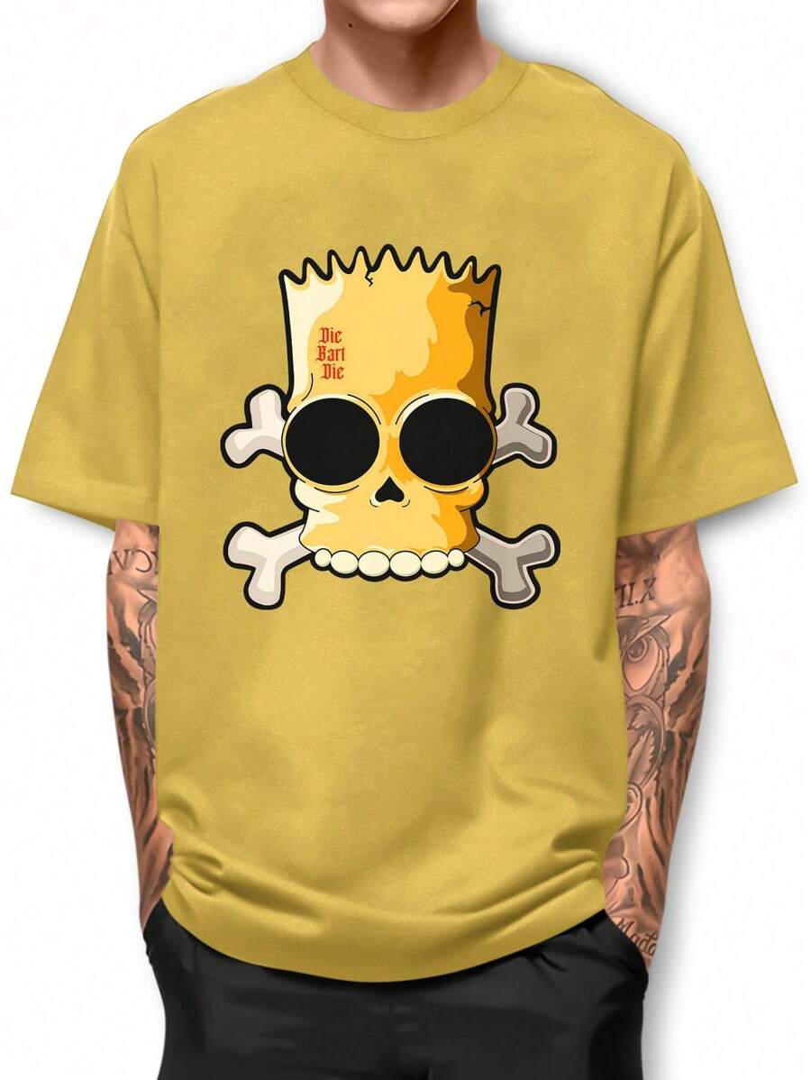 Men T-Shirts - Màu vàng - Xem 1