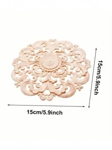 1 Pc Inlaid Wood Carvings, Unpainted Furniture Bed Doors Cabinet Trims