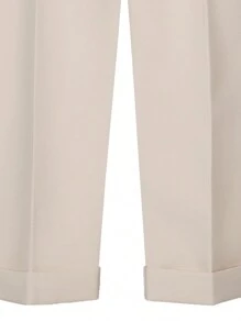 4 件套年轻男童正装西装套装：夹克+马甲+裤子+配套配饰，高端儿童绅士装夹克马甲裤子领结套装 - 米色 - 查看 12