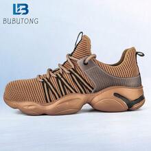 New Breathable Safety Shoes For Men And Women, Suitable For Outdoor Construction Sites And Workshops - Camel - View 4