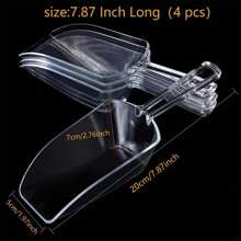1/4 Pcs Multi-Purpose Kitchen Scoops Ice Scoop Bath Scoops, Food Candy Sugar Scoop For Kitchen Bar Party Wedding,Garden Tools