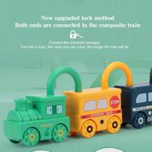 1個寶寶學習鎖匙車遊戲益智早教玩具兒童數字配對鎖玩具,適用於男女孩女孩 - 黃色 - 查看 4