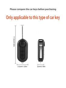 2pcs Car Key Cover + Keychain, TPU Material, Anti-Scratch & Anti-Drop, 0.1mm Ultra-Thin & Ultra-Quiet, 3-Button Precise Fit For Compatible Models (Includes Installation Screwdriver), Shockproof, Wear-Resistant, Portable Design, 360° Signal Protection, Anti-Fingerprint Coating, Long-Lasting Like New [Please Check Details Page For Compatible Models] - White - View 4