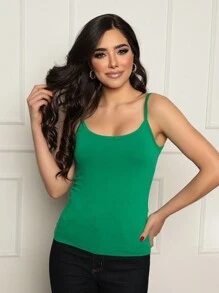 Women Tank Tops & Camis - Green - View 1
