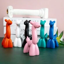 1 件树脂工艺气球鹿雕像家居装饰适用于客厅和入口处最佳礼物