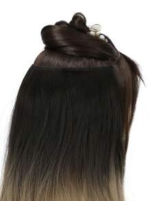 Extensiones de cabello de fibra sintética resistente al calor de 18 pulgadas, con acabado mate y temperatura alta, ombre ondulado largo, apto para uso diario - Degradado - Ver 10
