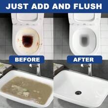 1pc Jaysuing Drain Cleaning Powder, Kitchen/Bathroom Pipe Cleaning Agent For Deodorization & Clogging Removal - White - View 4