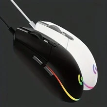 Logitech G102 Light Sync 有线游戏鼠标，带 RGB 照明、游戏级传感器、8000 Dpi 轻量级，适用于 PC 笔记本电脑游戏玩家 - 藍色 - 查看 7