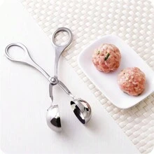 Meatball Clip, Stainless Steel Non-Stick Meatball Maker, Meatball Making Tool Clip, Novice Non-Stick Meatball Spoon, Cooking Spoon, Stainless Steel Kitchen Accessories Restaurant - Multicolor - View 10