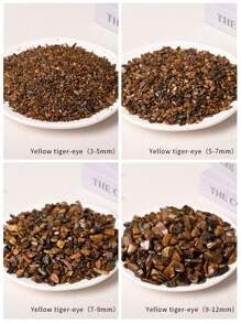1pc 200g Natural Crystal Stone Fragment With Large Asymmetric Polished Granules, No Hole For Household Decoration