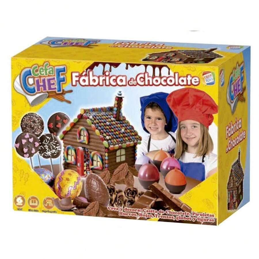 Fabrica De Chocolate Cefachef ¡Fabrica Tu Propia Casita De Chocolate, Huevos De Pascua, Piruletas…! ✅ Entrega 24/48h a España (península) - Juegos para Cocinar - Ref. 21791 - Multicolor - Ver 1