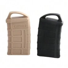 1pc M4/M16 Magpul Style Rubber Tactical Grip Sleeve Ergonomic Anti-Slip Quick Pull Magazine Cover For 5.56mm Mags
