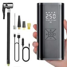 Tyre Inflator Cordless, Cordless Inflatable Pump Portable Car Tyre Inflator Air Compressor, USB Rechargeable, For Cars, Motorcycles, Bicycles, Balls - Black - View 1