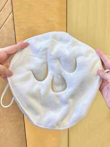 1入組熱敷毛巾面膜,可重複使用的按摩神器,適用於熱敷冷敷護膚 - 單一尺寸 - 查看 2