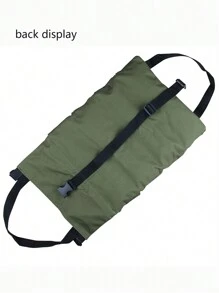 Super Roll Tool Roll,Multi-Purpose Roll Up Tool Bag, Wrench Roll ,Canvas Tool Organizer Bucket,Car First Aid Kit Wrap Roll Storage Case,Hanging Tool Zipper Carrier Tote,Car Camping Gear - Green - View 3