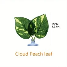 鬥魚休息葉水生植物/魚缸景觀裝飾/家用水族箱配件 - 綠色 - 查看 2