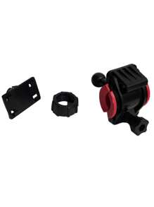 Suporte de Telefone à Prova D'água Para Motocicleta GPS Com Proteção Contra Luz do Sol e Chuva MS411 - Preto - Visão 5