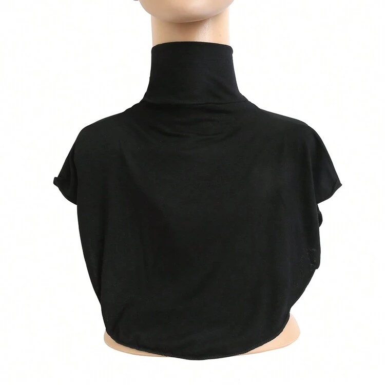 Cubrecuellos de mujer de Modal jersey de cuello alto y cobertura completa, accesorio de ropa de mujer - Multicolor - Añade 11
