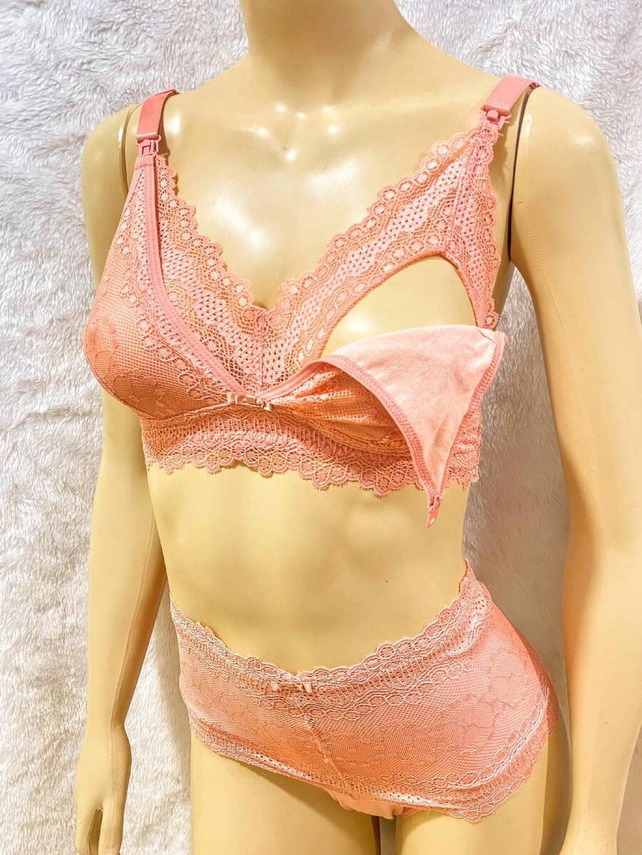 Maternity Lingerie - 淺粉色 - 查看 1