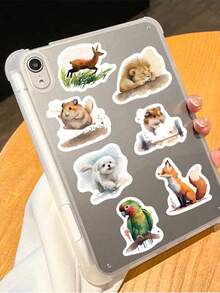 50入組兒童水彩卡通涂鴉貼紙 - 彩色 - 查看 3