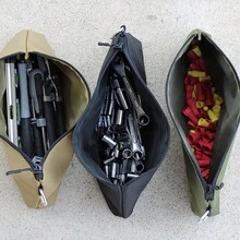 Multi-Functional Storage Bag With Zipper For Tools, Stationery, Documents, Etc. Outdoor Furniture For Tools, Supplies And Equipment - Black - View 4