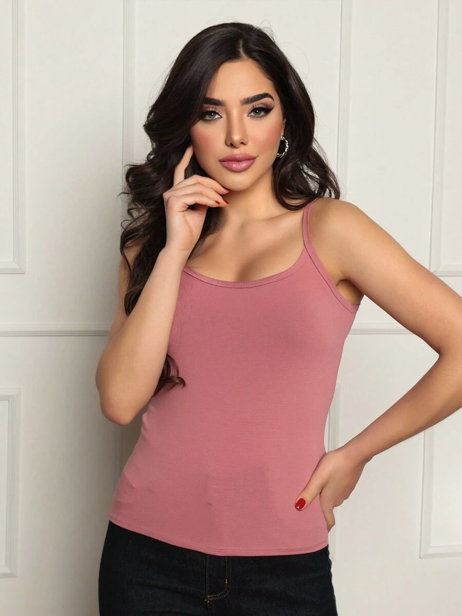 Women Tank Tops & Camis - Rusty Rose - View 1