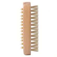 Multifunctional Wooden Nail Brush For Cleaning Fingernails And Toenails - Strong Cuticle Dust Cleaner - Yellow - View 6